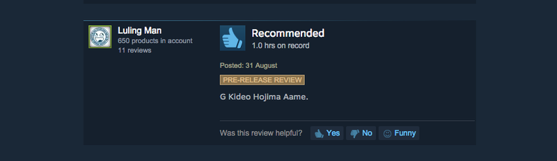 Illustration for article titled Metal Gear Solid V: The Phantom Pain, As Told by Steam Reviews